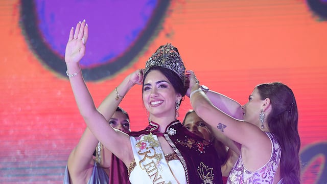 Natasha Sánchez, de Santa Rosa, es la nueva Reina Nacional de la Vendimia 2022.