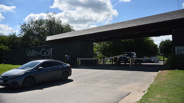 Valle del Golf. Country cordobés donde se realizó el operativo para detener a los familiares de Fito Macías, narco ecuatoriano prófugo. (Pedro Castillo / La Voz)