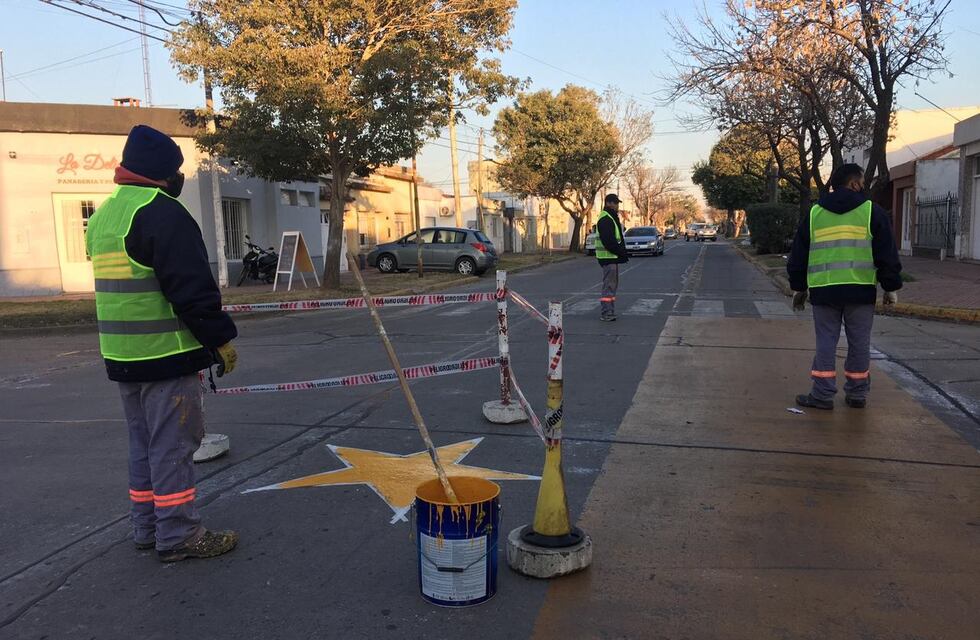 Estrellas amarillas en Rafaela: Acciones para concientizar