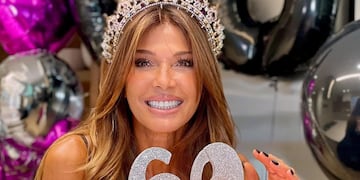 Catherine Fulop cumplió 60 años y los celebró con una jugada sesión de fotos