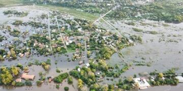 Situación crítica por las fuertes lluvias en Corrientes.