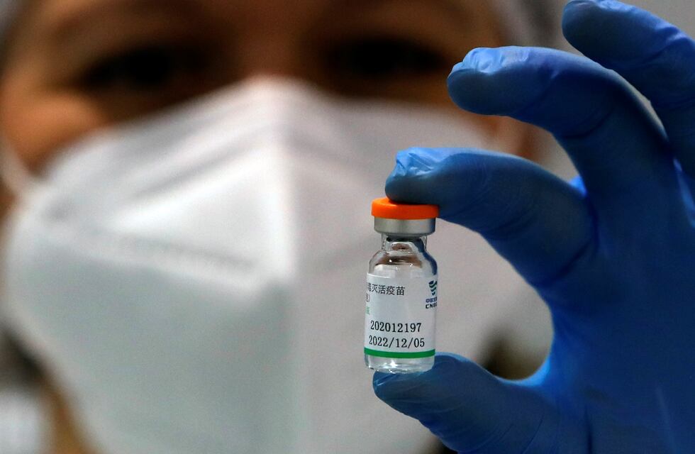 Estes martes llegarán 5400 dosis de la vacuna Sinopharm para San Luis