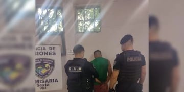Fue detenido por robar una motocicleta en Posadas.