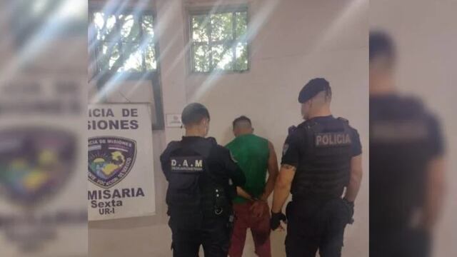 Fue detenido por robar una motocicleta en Posadas.