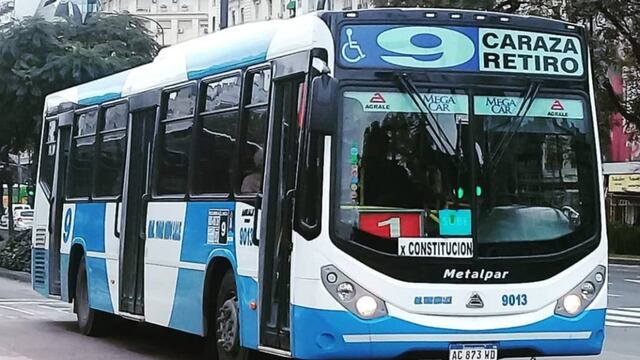 Lanús: hirieron a un chofer de la línea 9 y rige una nueva medida de fuerza