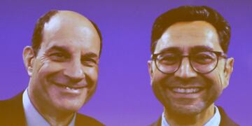 David Julius (i) y David Patapoutian, los científicos que ganaron el premio Nobel de Medicina por el descubrimiento de receptores para temperatura y tacto.