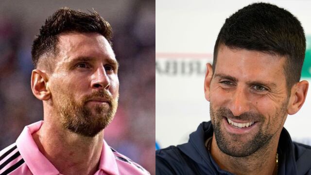 Messi y Djokovic, encuentro de grandes.