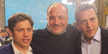 Pablo Garate se reunió con Massa y Kicillof
