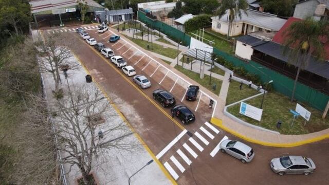 Tras las inundaciones en El Soberbio habilitaron el cruce con Porto Soberbo.