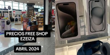 Mostró los precios de la tienda de Ezeiza.