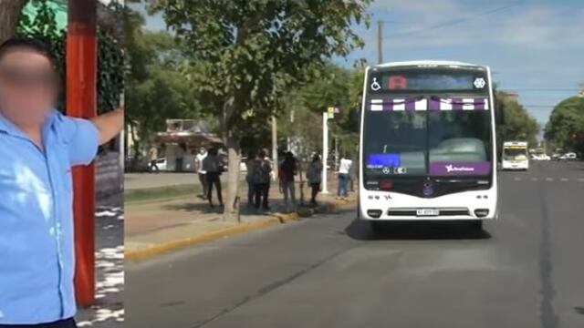El colectivero rompió el silencio tras la denuncia de abuso sexual.