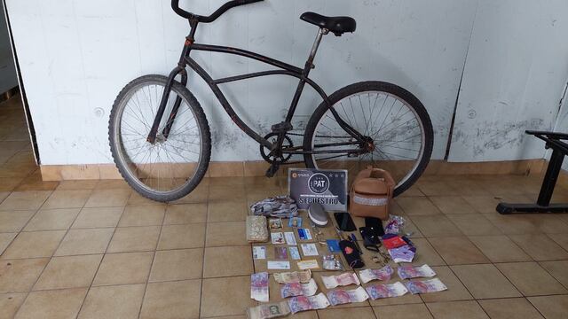 El material secuestrado por la PAT