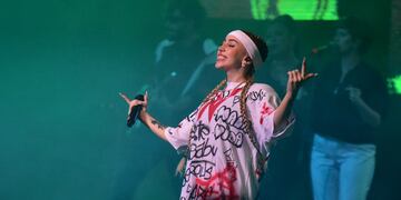 La artista de 21 años se presentó en el Festival de Peñas de Villa María 2022.