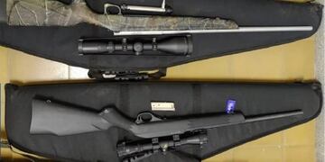 Secuestraron siete armas de fuego en un domicilio.