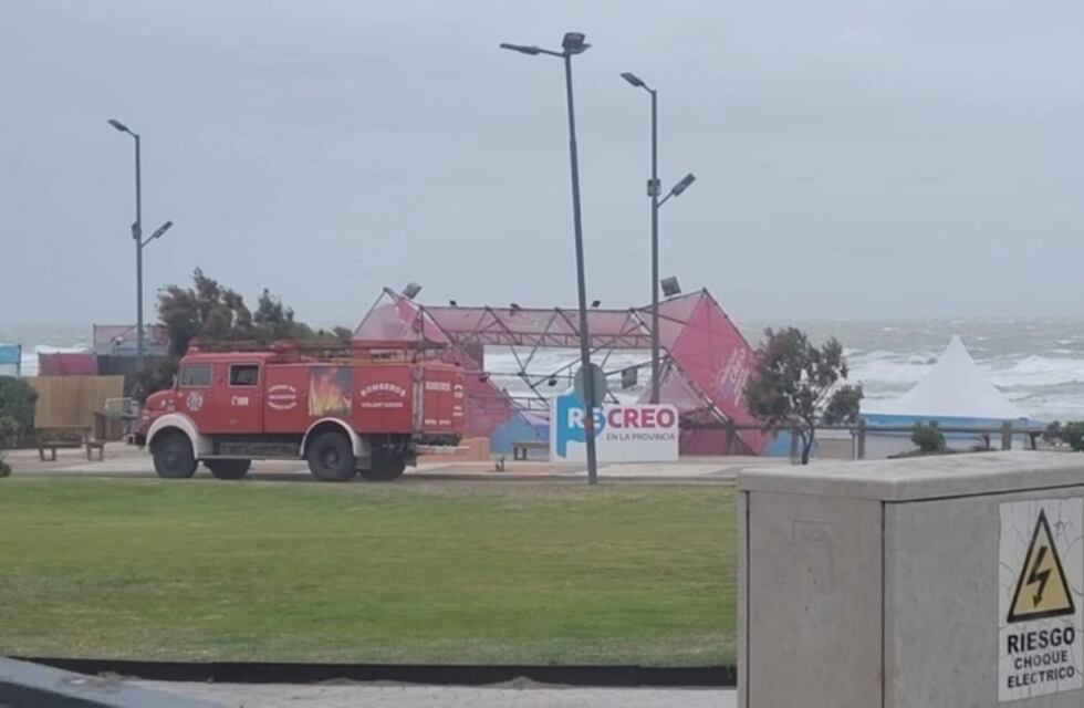 Fuerte temporal en Monte Hermoso: martes negro para los turistas por una tormenta de viento y arena