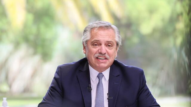 El presidente Alberto Fernández. (Presidencia)