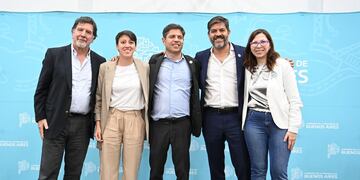 Axel Kicillof en Gonzales Chaves