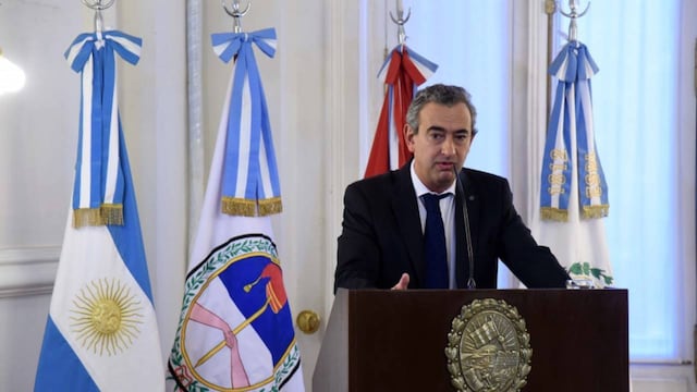 Pablo Javkin tras el incendio de Desarrollo Social