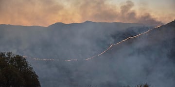 Incendios en las sierras de Córdoba. (Imagen Ilustrativa)