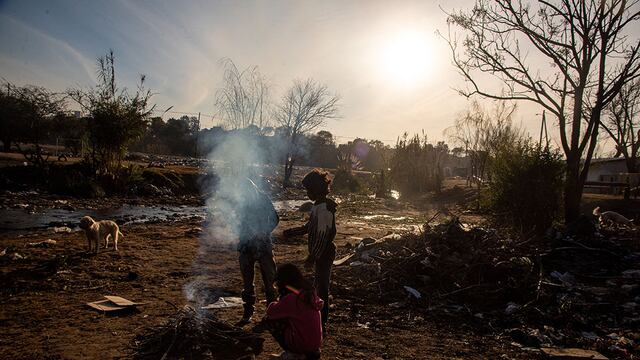 Villa La Favela, ubicada en Costanera a la altura de Villa Uquiza. Foto: Pedro Castillo