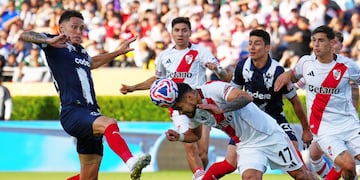 River y Monterrey, en el duelo por la segunda fecha del Mundial de Clubes (AP).