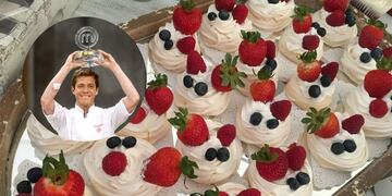 La receta de las mini pavlovlas de Gastón Dalmau.