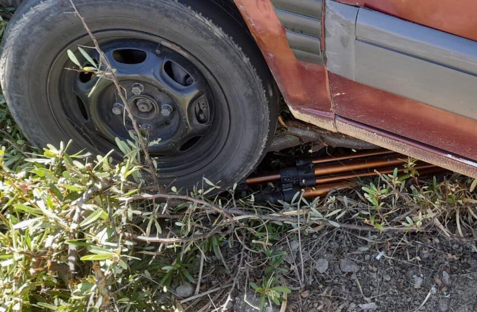 Choque múltiple en Altas Cumbres: un policía de la Caminera se salvó de milagro