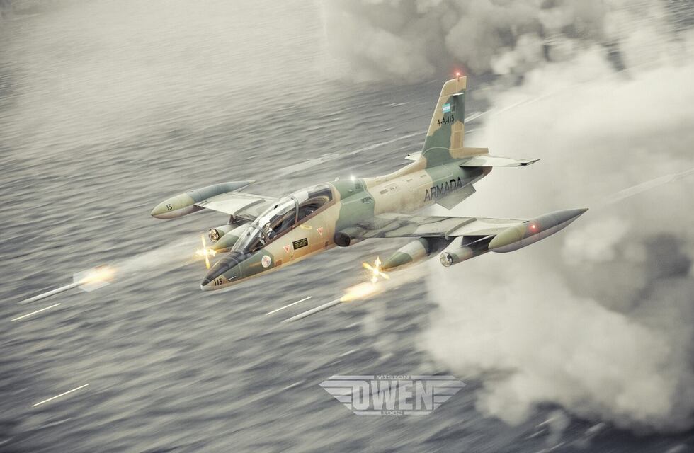 Un avión histórico de la Guerra de Malvinas vuelve a la Argentina