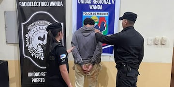 Detuvieron en Wanda a un joven acusado de robo agravado con arma de fuego.