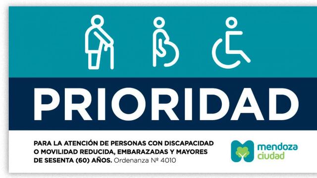 Este es el cartel que deberán exhibir todos los establecimientos de la Ciudad de Mendoza que atiendan a público en general. Gentileza MCM