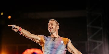 Chris Martin, líder de Coldplay. Los fans se ilusionan con un posible regreso de la banda.