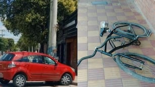 La joven fue atropellada por un auto en barrio Empalme. (Foto: Policía)