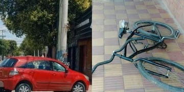 La joven fue atropellada por un auto en barrio Empalme. (Foto: Policía)