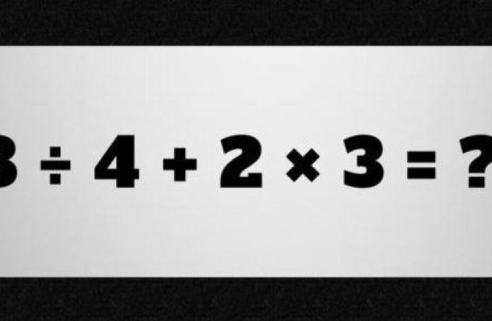Solo 1 de cada 100 personas resuelve este acertijo matemático: cuál es la respuesta correcta