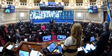 El Senado sesionó este jueves con diez temas en agenda. Foto Comunicación Senado.