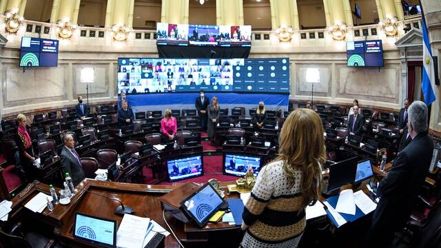 El Senado sesionó este jueves con diez temas en agenda. Foto Comunicación Senado.