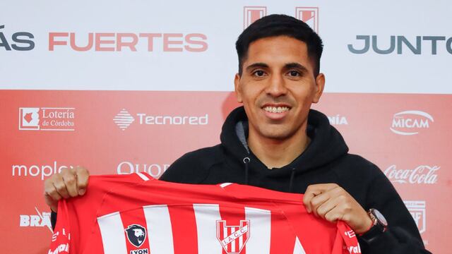 Héctor Jonás Acevedo nació el 6 de febrero de 1997 en Concarán, San Luis, y es el nuevo refuerzo de Instituto. (Prensa Instituto)