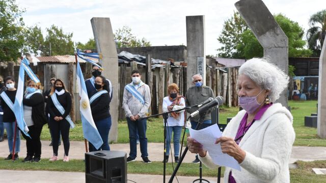 Lina Medina leyó una emotiva carta de un familiar de la nueva víctima del terrorismo de Estado