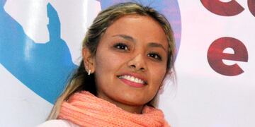 Ana Alarcón, candidata a concejal de San Salvador de Jujuy por la lista 517 del frente "Con Toda El Alma".