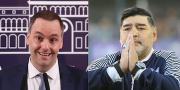 El vocero omitió a Maradona en una salutación a los zurdos.