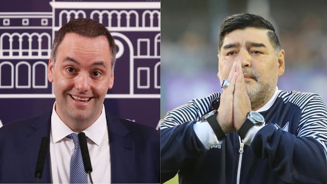 El vocero omitió a Maradona en una salutación a los zurdos.