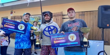 El puntaltense Michel Bayón fue tercero las 6 horas a la corvina del Club Recreativo Echegoyen. Se hizo acreedor a 2 millones de pesos.
