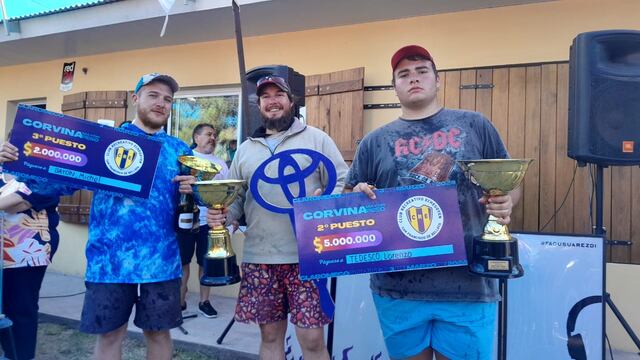 El puntaltense Michel Bayón fue tercero las 6 horas a la corvina del Club Recreativo Echegoyen. Se hizo acreedor a 2 millones de pesos.