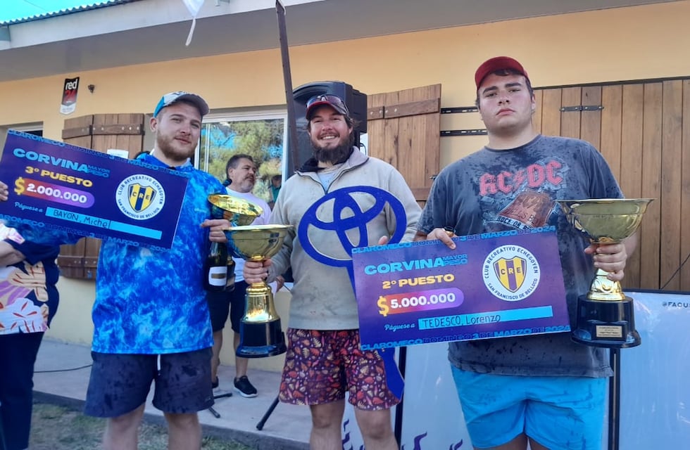 Un puntaltense ganó dos millones de pesos en el Concurso de Pesca de Claromecó