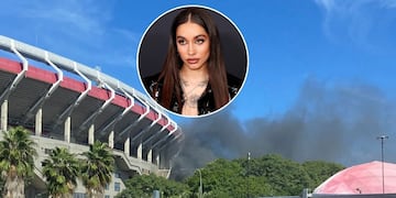 Incendios a las afueras del Estadio River Plate: ¿qué pasa con el show de María Becerra?