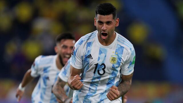 El central ex-Belgrano llegó a infiltrarse para estar en la final. Lo quería el entrenador Scaloni a toda costa y el cordobés le respondió con creces. (AP)