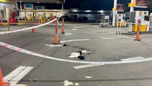Un hombre fue baleado en una estación de servicio tras intento de robo. Le disparó un policía al que intentó atacar (Gentileza / Belén Dalmazzo)