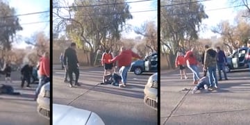 Feroz paliza recibió un ladrón en plena calle del centro mendocino.