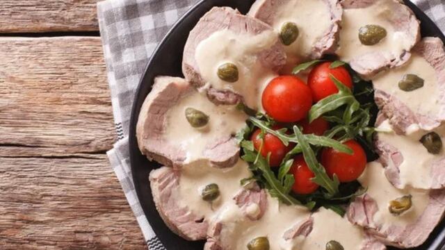 Receta de Vitel Toné para hacer en navidad