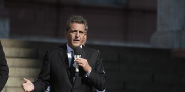 Sergio Massa, nuevo ministro de Economía, Producción y Agricultura. Foto: Federico López Claro.